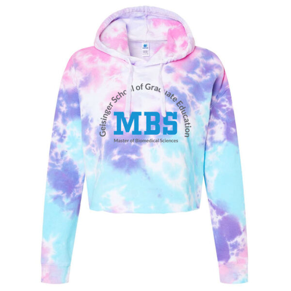 Ladies Tie-Dye Cropped Hoodie (MBS)